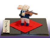 「兎人形一刀彫り木彫り」名入れギフト・記念品【その他】