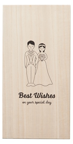 ギフト箸 夫婦箸 シャンパンペア 桐箱 結婚祝い ウエディング 綿の実工房