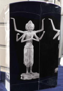 3Dクリスタル名入れオリジナル彫刻サンプル