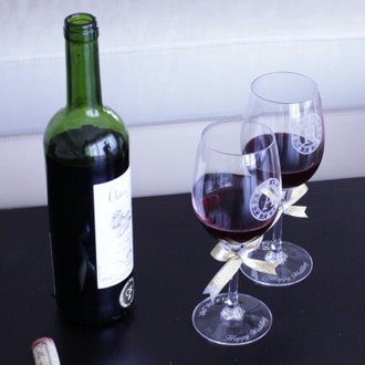 ワイングラス 名入れ 彫刻 シングル ペア オリジナル ギフト 記念品 綿の実工房
