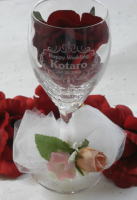 ワイングラス名入れギフト・ワイングラス名入れ記念品　エッチングワイングラス