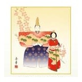 桃の節句色紙 桃の節句飾り 綿の実工房