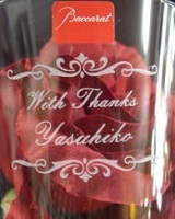 バカラグラス名入れ ワイングラス 側面名入れ 名前入りグラス 名入れギフト・名入れ記念品 綿の実工房