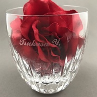 バカラグラス名入れ マッセナ タンブラー ロックグラス baccarat オールドファッショングラス 名入れギフト 記念品 綿の実工房