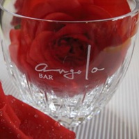 側面名入れ バカラグラス マッセナタンブラー baccarat ロゴマーク 名入れギフト・名入れ記念品 綿の実工房