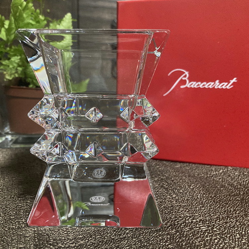 コロンビーヌ ベース バカラ baccarat 花瓶 一輪挿し 名入れ 彫刻 綿の実工房