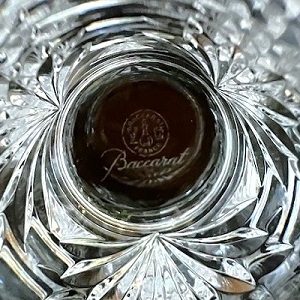 底面 バカラグラス グラスジャパン ルテシア 綿の実工房