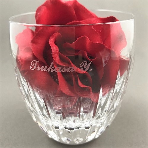 バカラグラス名入れ マッセナ タンブラー ロックグラス baccarat オールドファッショングラス 名入れギフト 記念品 綿の実工房