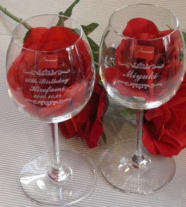 オノロジーブルゴーニュ バカラグラス名入れ Baccarat 名入れギフト・名入れ記念品 綿の実工房