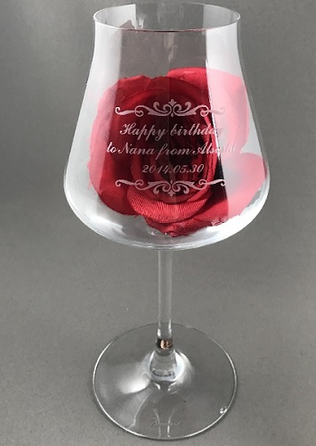 シャトーワイングラス バカラグラス名入れ Baccarat 名入れギフト・名入れ記念品 綿の実工房