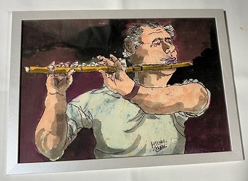 奏でるアート　森浩毅原画名入れ