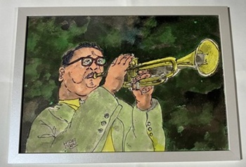 奏でるアート　森浩毅原画名入れ