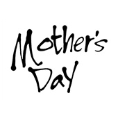 「Mother'sDay」グラス名入れ彫刻吉語デザイン 名入れギフト 名入れ記念品 綿の実工房