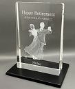 2Dクリスタルレーザー彫刻　名入れ記念品
