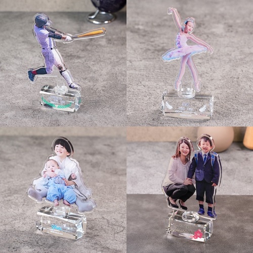 プレミアムアクリルシリーズ メモリアル 写真 名入れ記念品