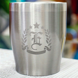 真空ステンレスタンブラー 名入れ 彫刻 350ml オリジナル ギフト 記念品 綿の実工房