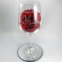 ワイングラス名入れ記念品 GL-1 オリジナルギフト 綿の実工房