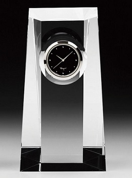 Q428 カガミクリスタル製 時計名入れ 名入れギフト・名入れ記念品 綿の実工房