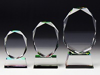 CR-16 クリスタルトロフィー サイズ小・中・大