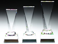 CR-28 クリスタルトロフィー サイズ小・中・大