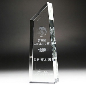 ホールインワン達成 ゴルフデザイン ゴルフコンペ 表彰 賞品 盾名入れ 名入れ記念品